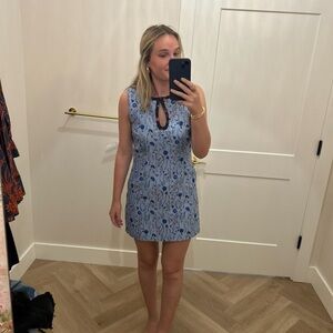 ALLISON NEW YORK - Kate Mini Dress, Blue Florals